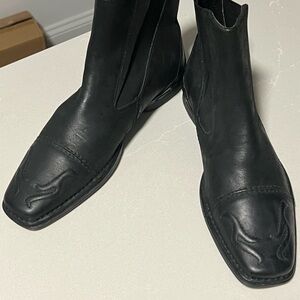 Guess by Marciano Black Leather Boots